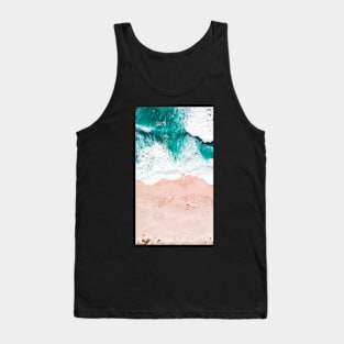 Beautiful Turquoise Sandy Beach Tank Top